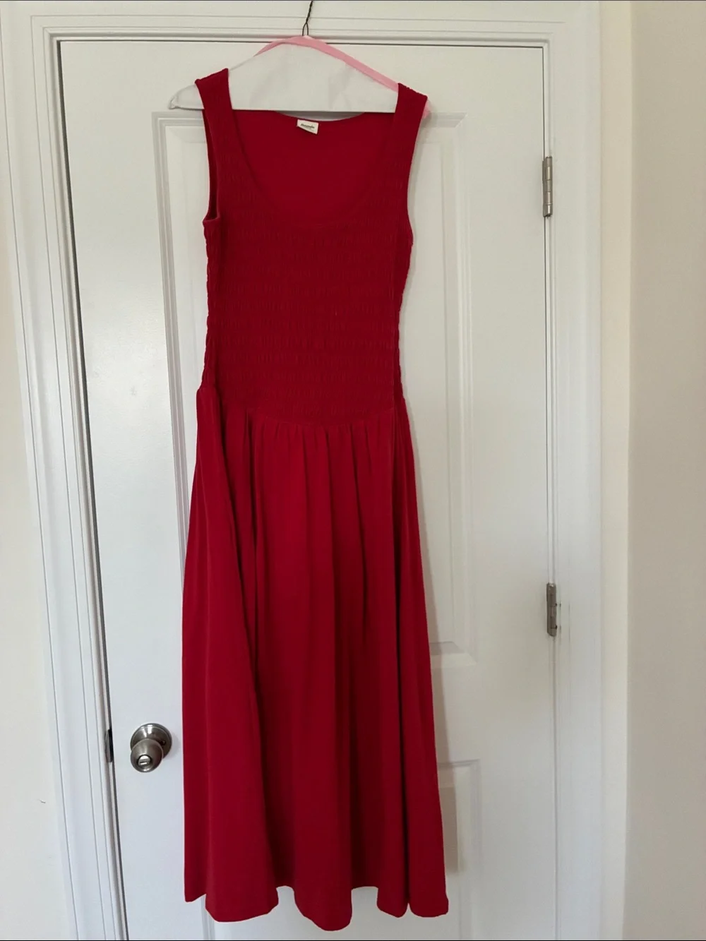 Abercrombie & Fitch Red Sleeveless Maxi Dress